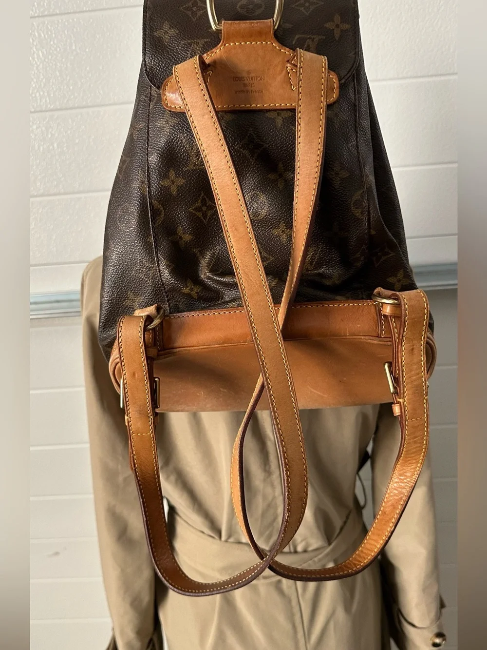 Louis Vuitton Montsouris MM Vintage Monogram Backpack